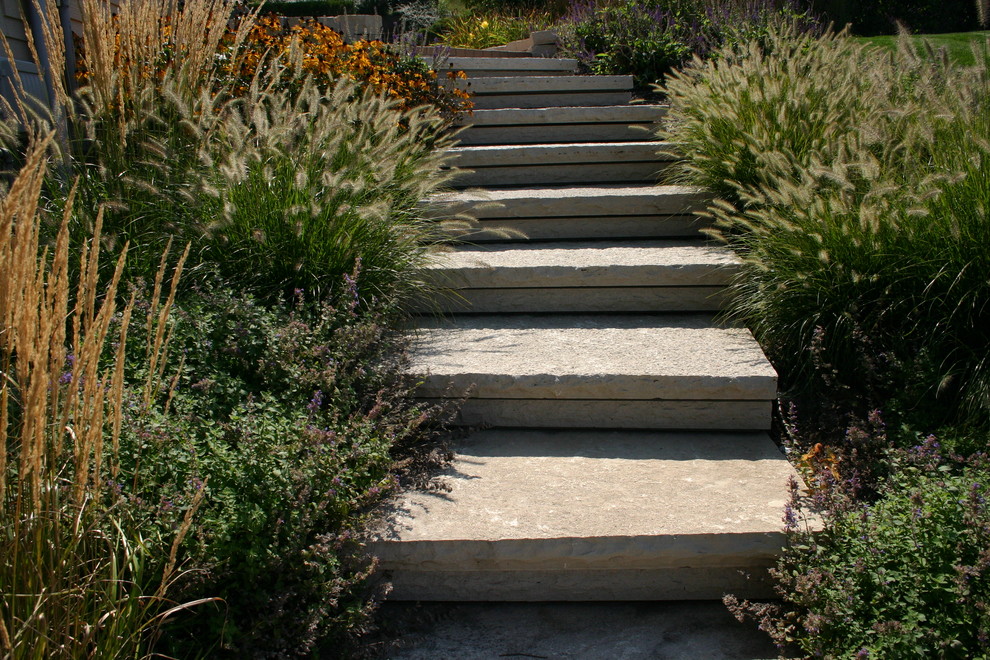 This is an example of a contemporary garden in Chicago.