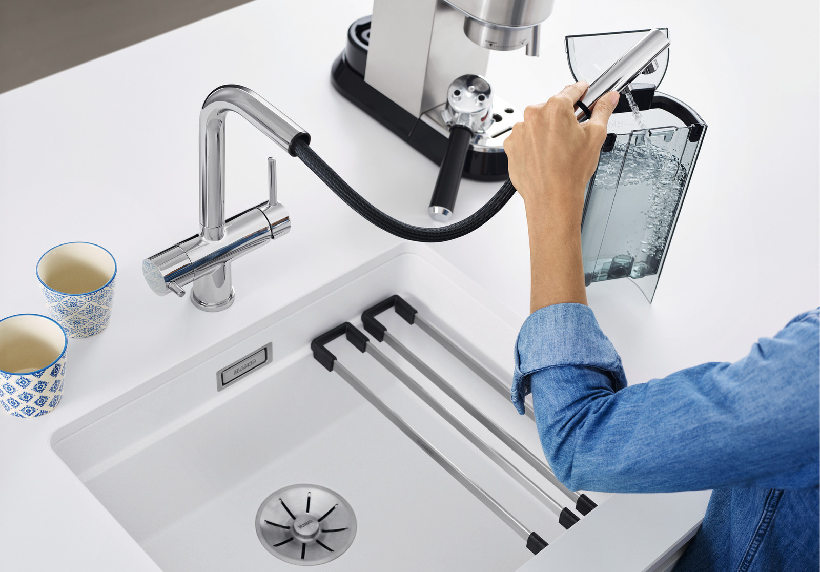 Смеситель BLANCO FONTAS-S II с выдвижным изливом