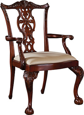 Carved Chippendale Dining Chair