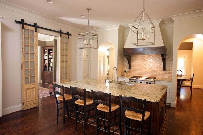Inspiration for a transitional home design remodel in Birmingham