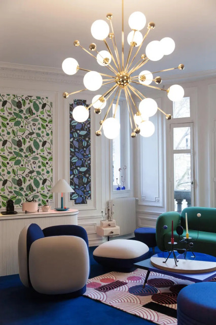 Magic Sputnik Chandelier Lighting, 11 Lights - Midcentury - Chandeliers ...
