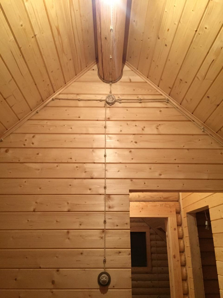 Монтаж электрики в ретро стиле