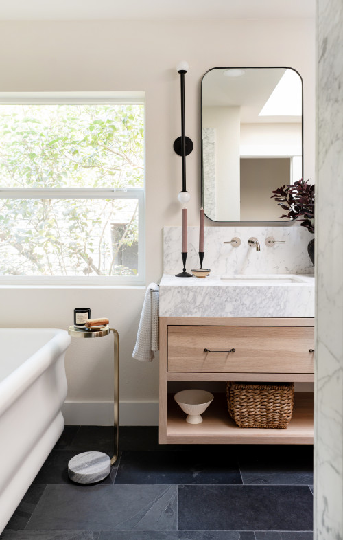 10 Bathroom Renovation Hacks to Save Money: small bathroom renovation ideas with tips on how to save money while doing it.