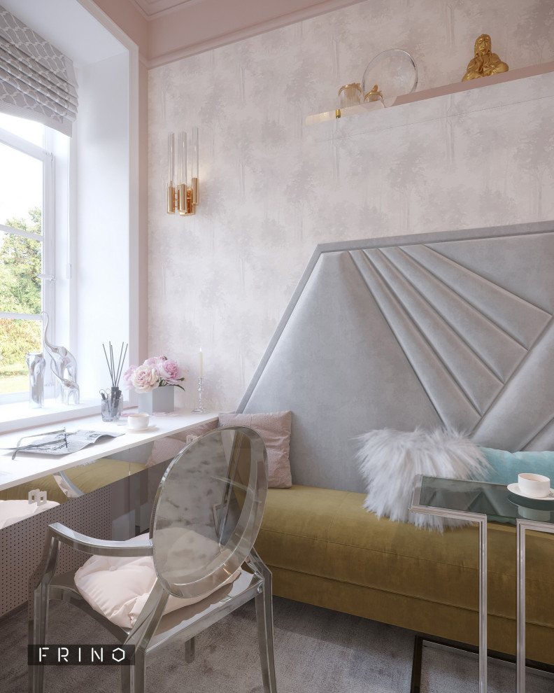 Женский кабинет в проекте "Жемчужная река". Студия  FRINO