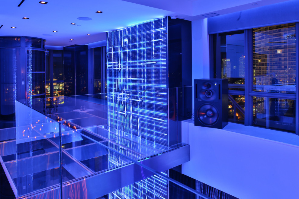 Miami Luxury Game Room Penthouse - Modern - Home Theater - Miami - by ...