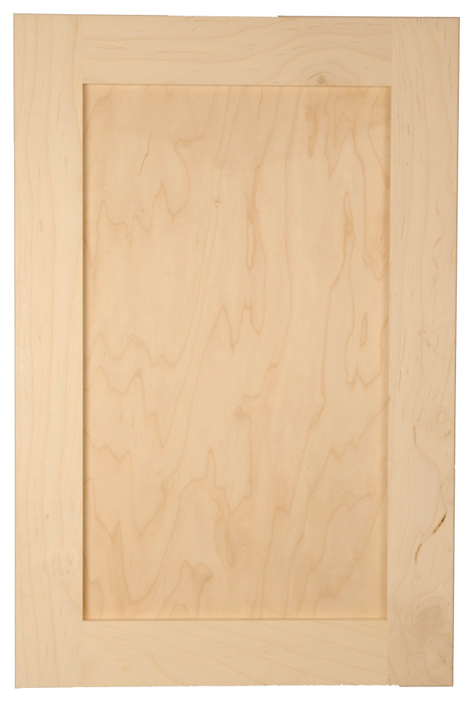 Fruitville Shaker Style Frameless Recessed Wood Bathroom Medicine Cabinet, 14x22, Unfinished