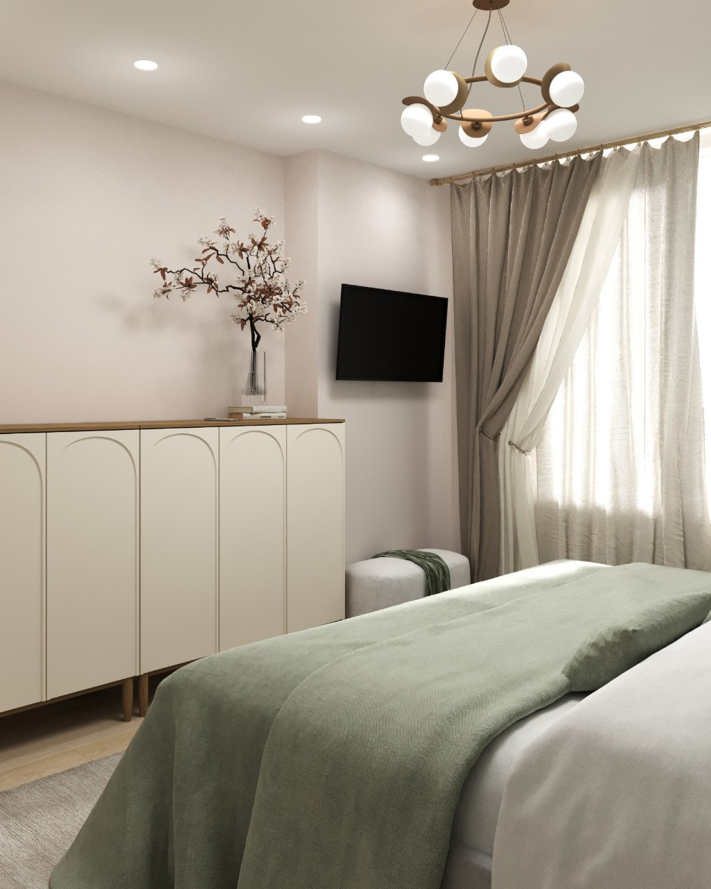 Проект Балаклавский, Мастер спальня