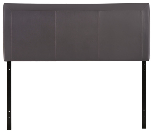 Isabella Upholstered Vinyl Headboard Transitional Headboards by