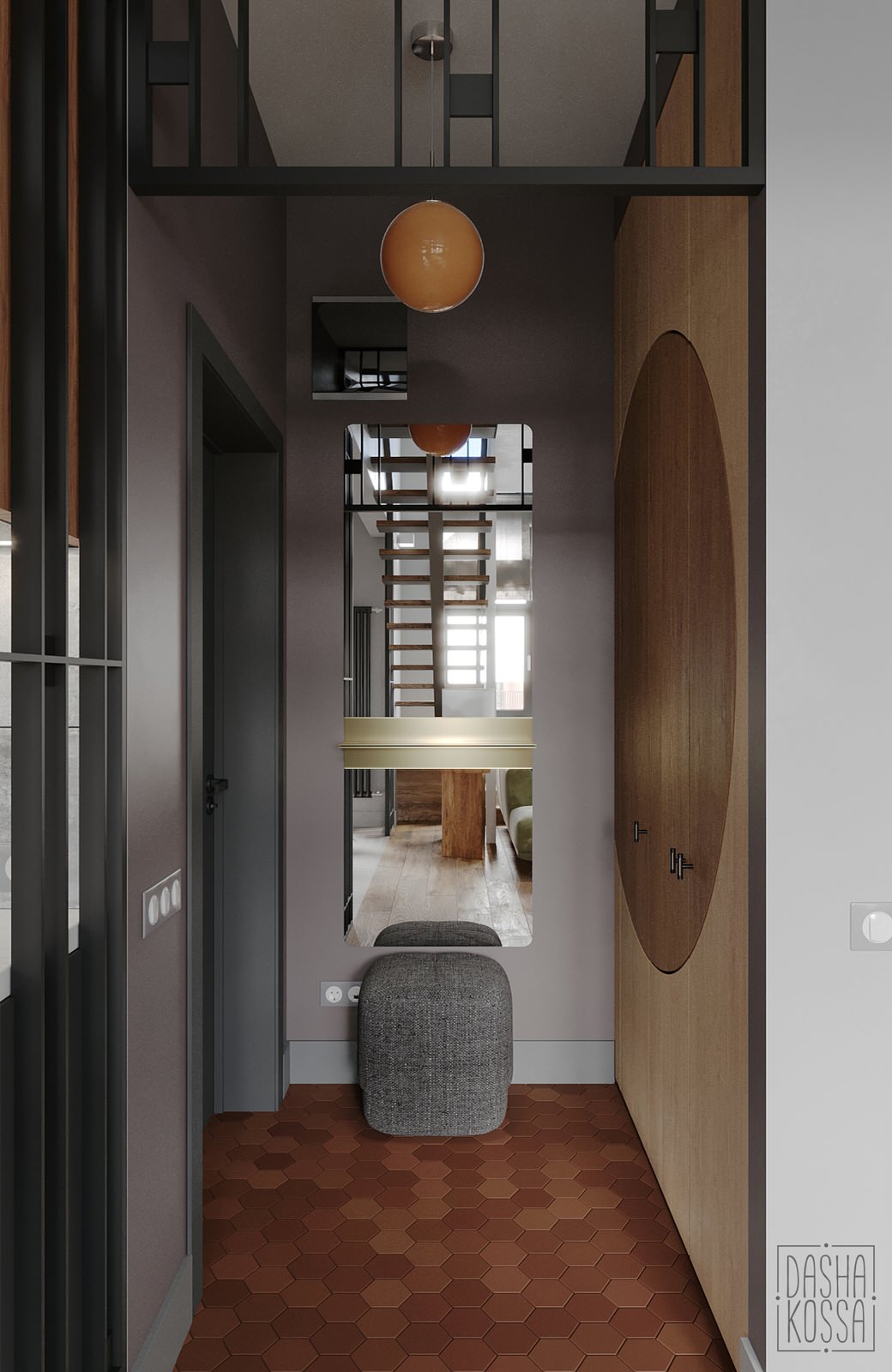 Двухуровневая квартира для загородной жизни в комфортных условиях