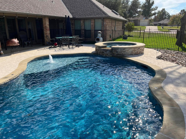 Custom Pool & Spa Project - Pool - Dallas - by Blue Lagoon Enterprises ...