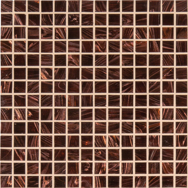 Brown Iridescent Gl Mesh Mounted Mosaic Tile Sample Brown Iridescent Gl Mesh Mounted Mosaic Tile Sample