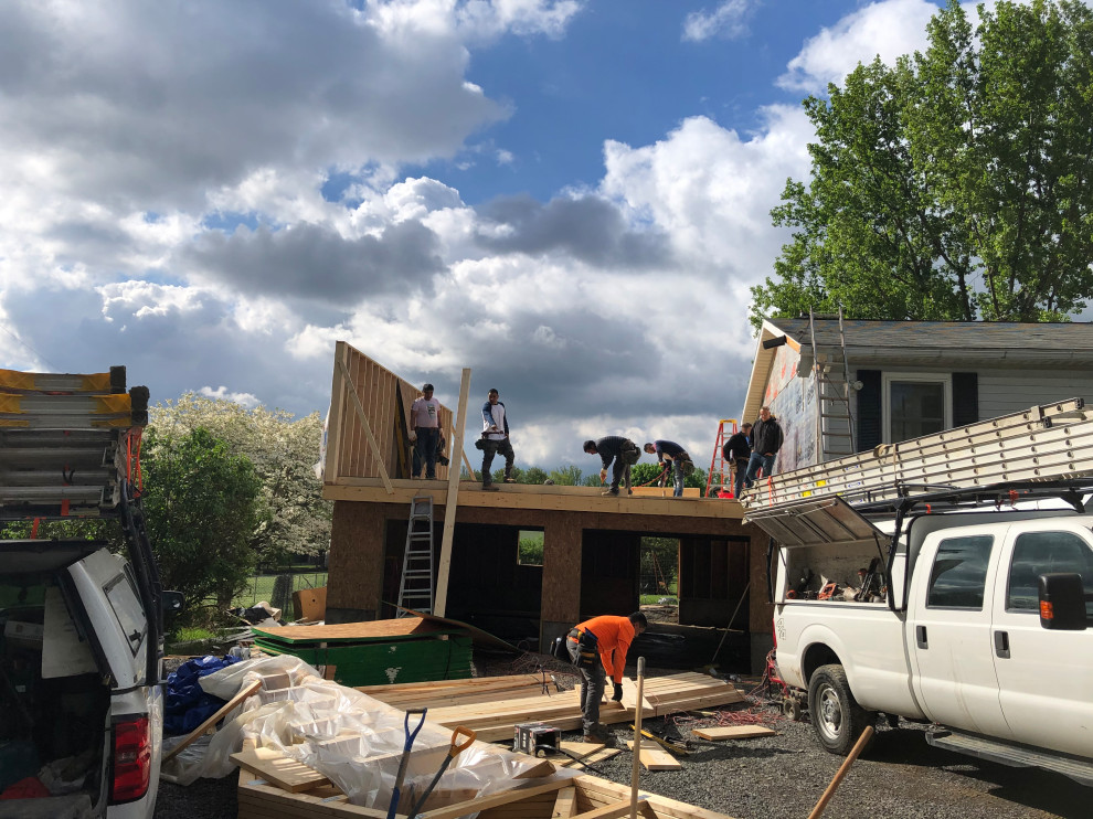 Garage and 2nd Floor Room Addition in progress