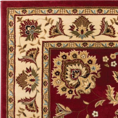 Sultan Sarouk Red Traditional Oriental Persian Floral Formal Area Rug ...