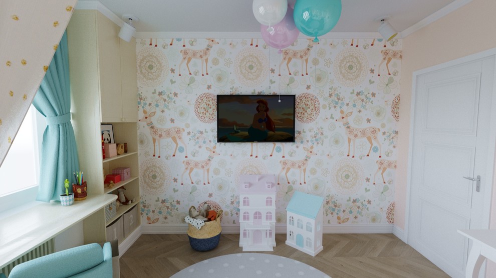 Трех-комнатная квартира для четырех человечной семьи.