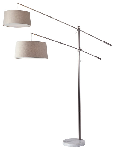 Manhattan Two-Arm Arc Lamp