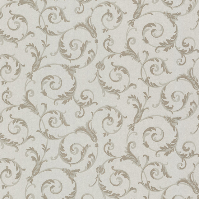 Eros Pewter Flowing Scroll Wallpaper Bolt - Brown Wallpaper For Living Room Texture Eros Pewter Flowing Scroll Wallpaper Bolt - Brown Wallpaper For Living Room Texture