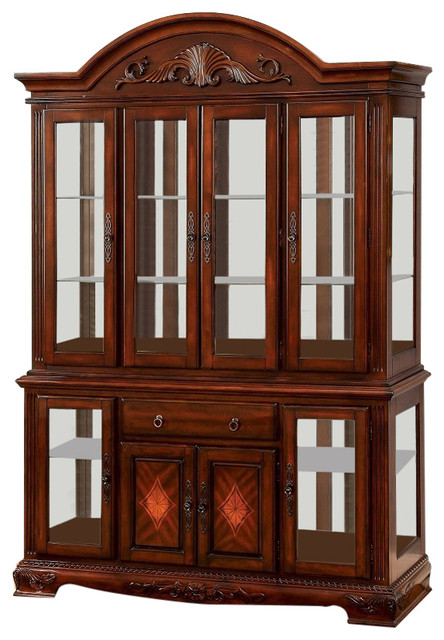 Petersburg I Traditional Design Formal Dining Room China Hutch Petersburg I Traditional Design Formal Dining Room China Hutch Buffet Cabinet