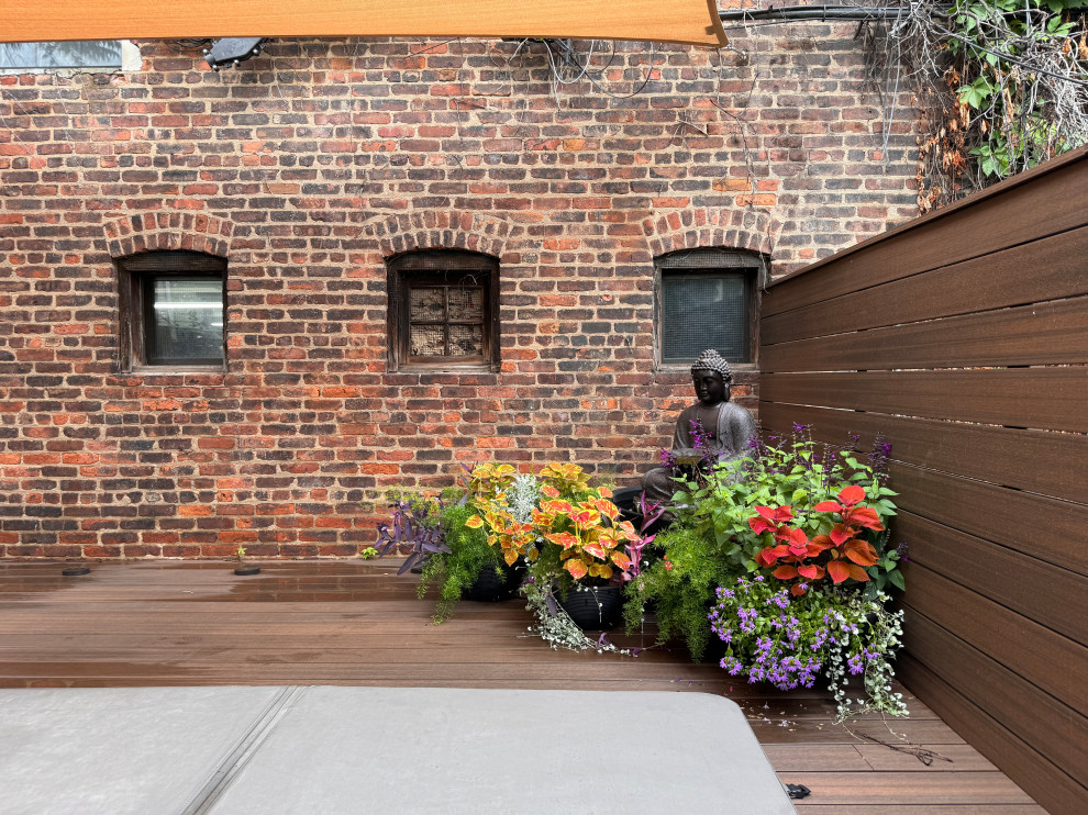 Greenpoint, Brooklyn backyard