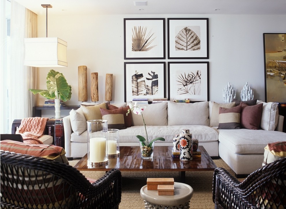 Home design - contemporary home design idea in Miami