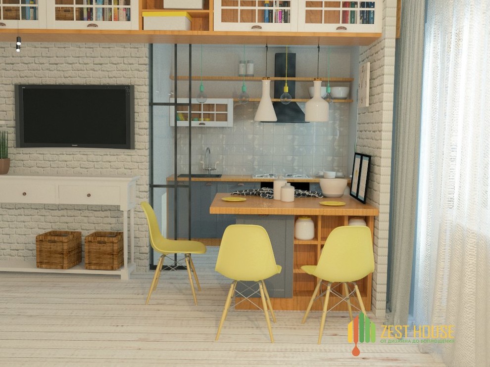 Проект "хрущевки" в скандинавском стиле