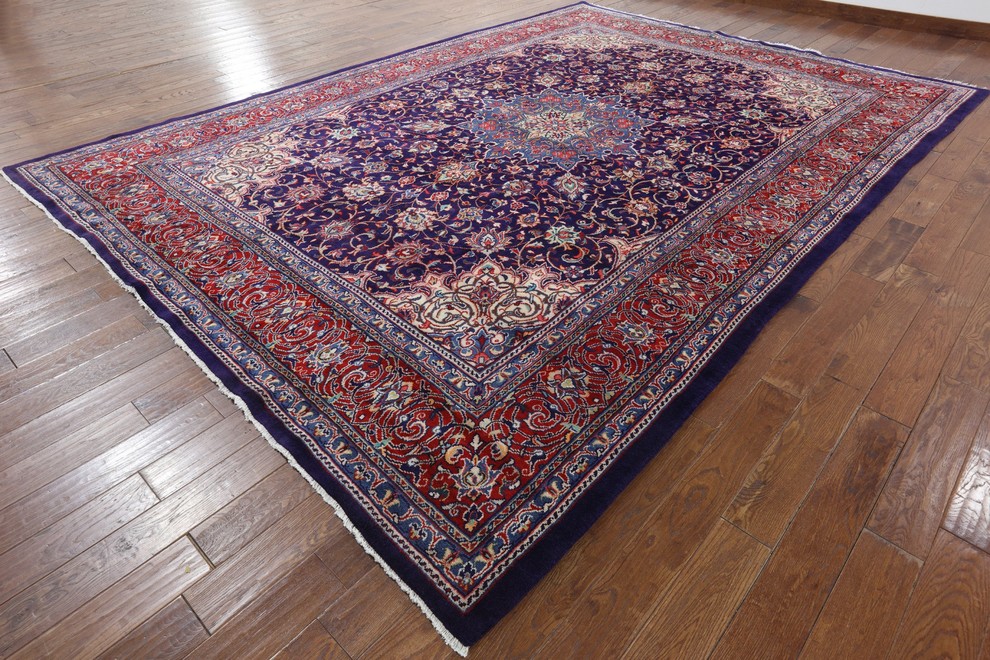 New Persian Handmade Authentic 10x14 Mahal Area Rug, S1390, 10'0"x14'0" Traditional Area