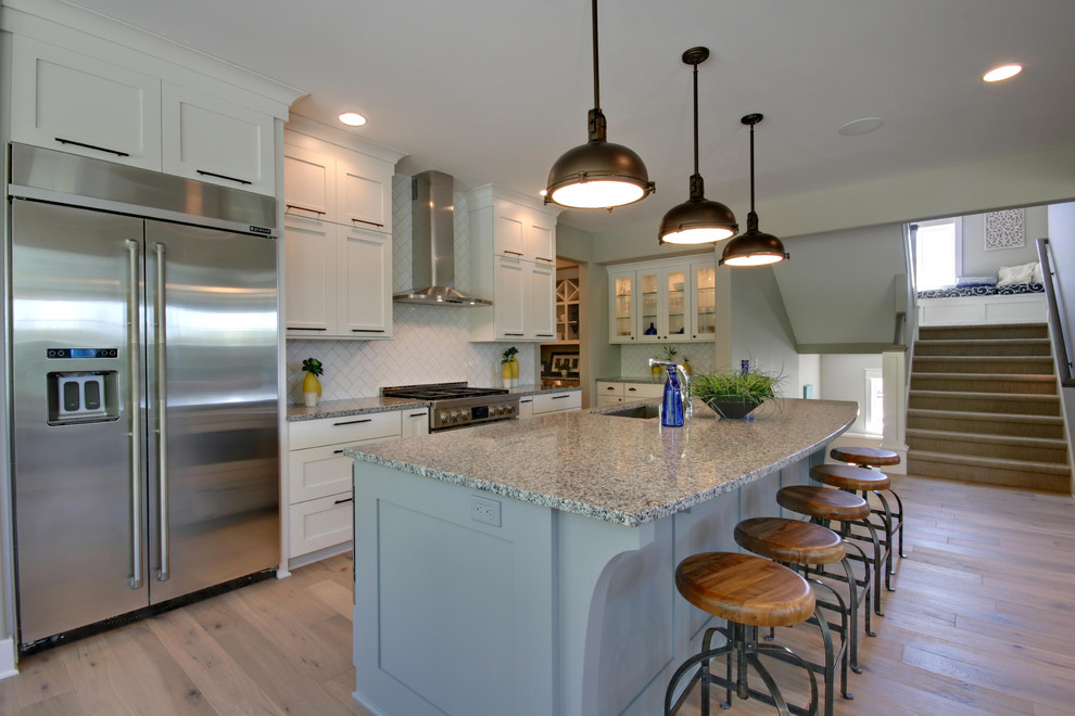 Transitional kitchen photo in Grand Rapids