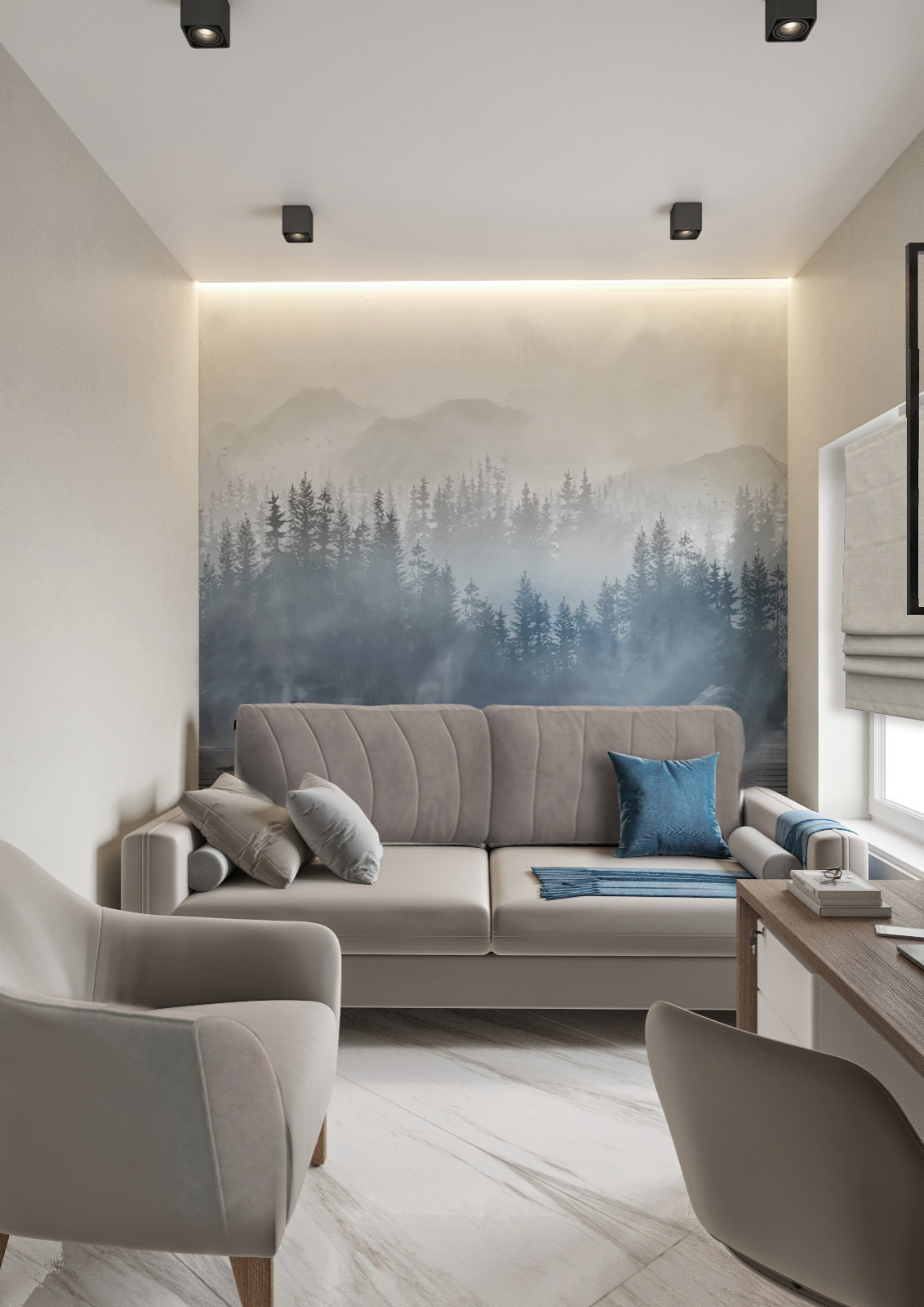 Проект двухэтажного частного дома 150 кв.м.