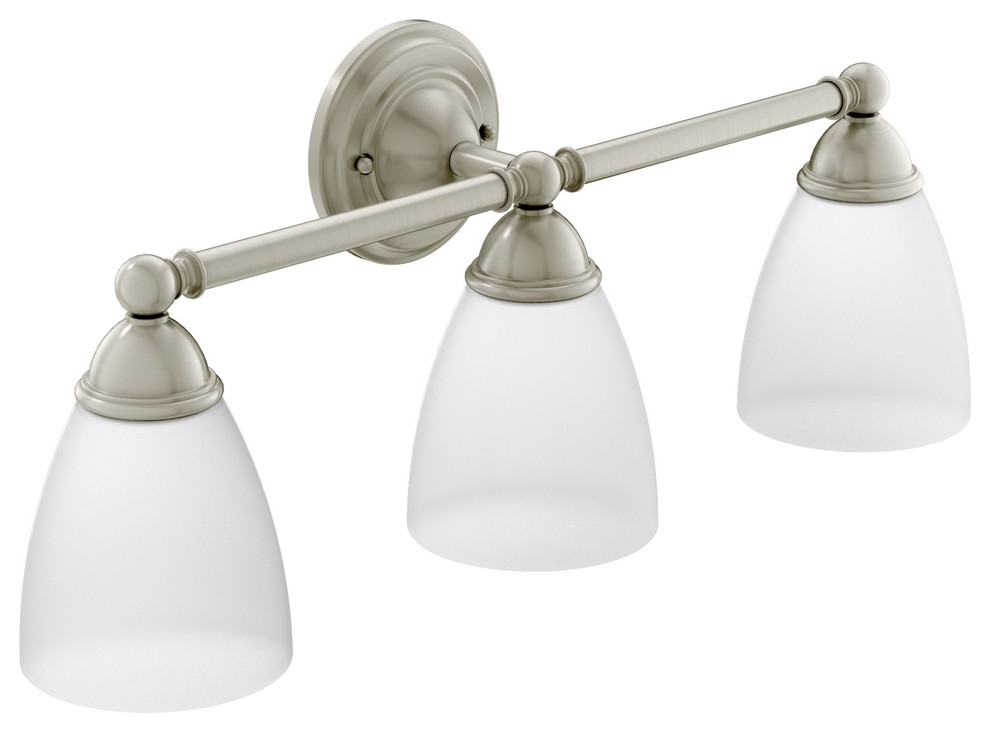 Brantford 3Globe Bath Light Traditional Bathroom Vanity Lighting