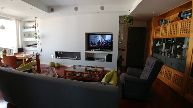 Open space contemporary-vardagsrum