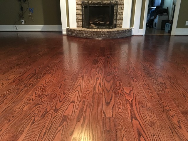 Wood Floors 4 Inch Red Oak Hardwood Red Mahogany Stain