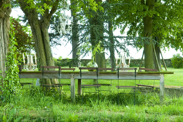 French country home landhausstil-garten