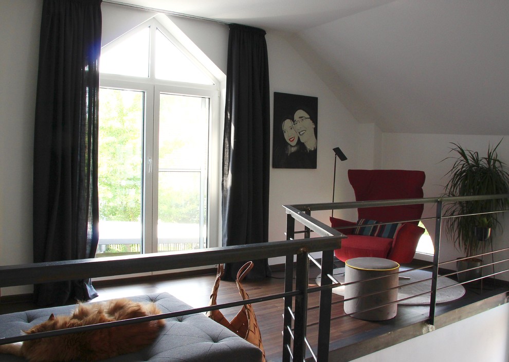 Eklektisches Wohnzimmer in Frankfurt am Main