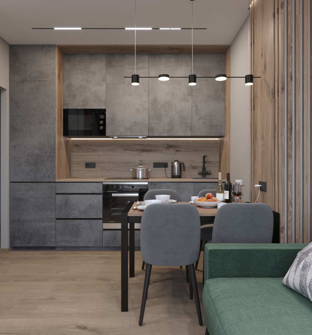 Кухня-гостиная