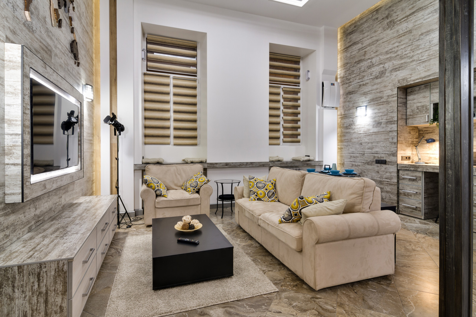 Двухэтажная студия