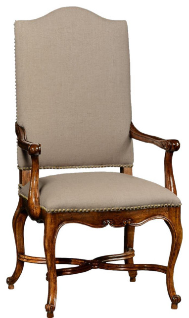 JONATHAN CHARLES WINDSOR Arm Chair Traditional Antique Cabriole Legs