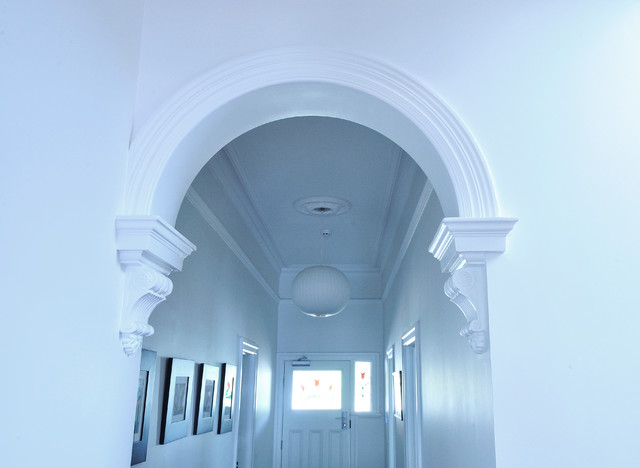 Second Storey Addition & major home renovation to character home traditional-hallway-and-landing