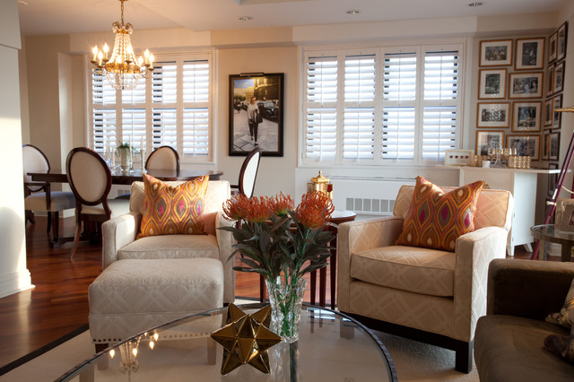 Hudson River Penthouse clasico-renovado-salon