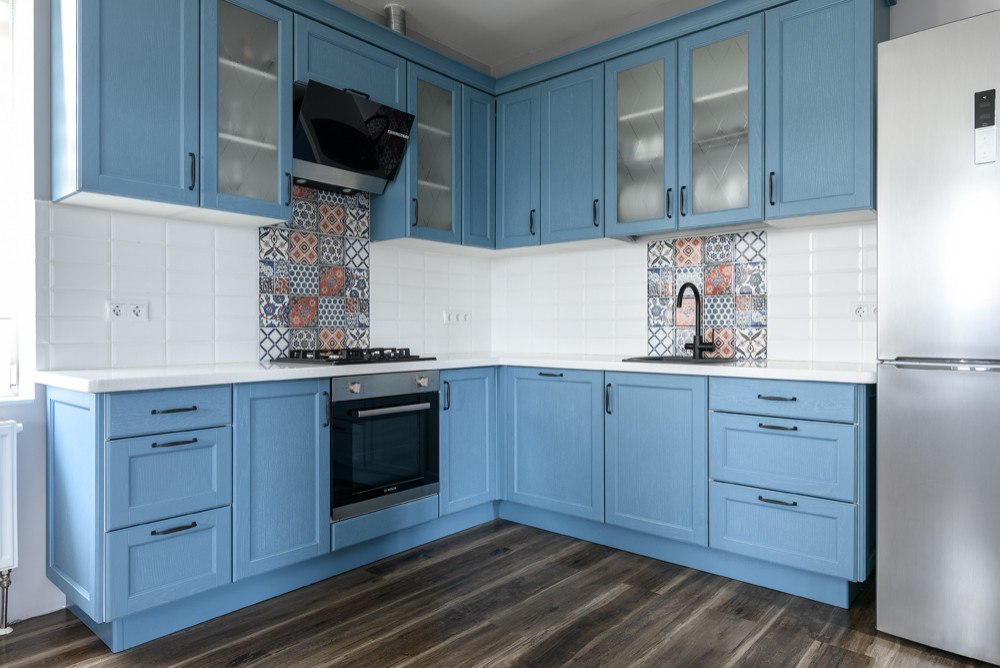 Неоклассика в синем.