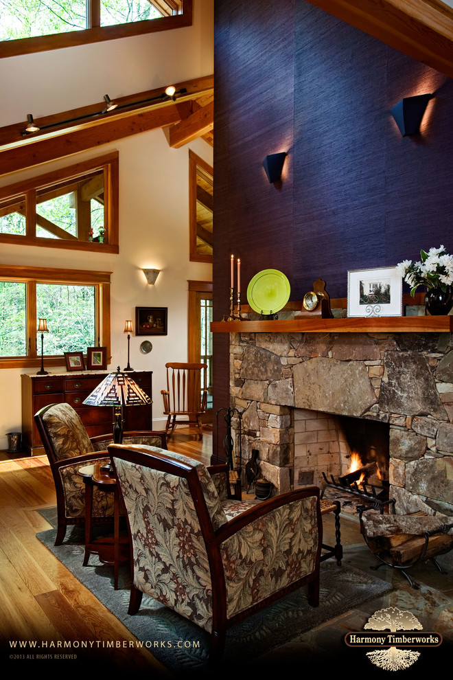 Residential Interior Timber Frame Design - Traditional - Charleston ...
