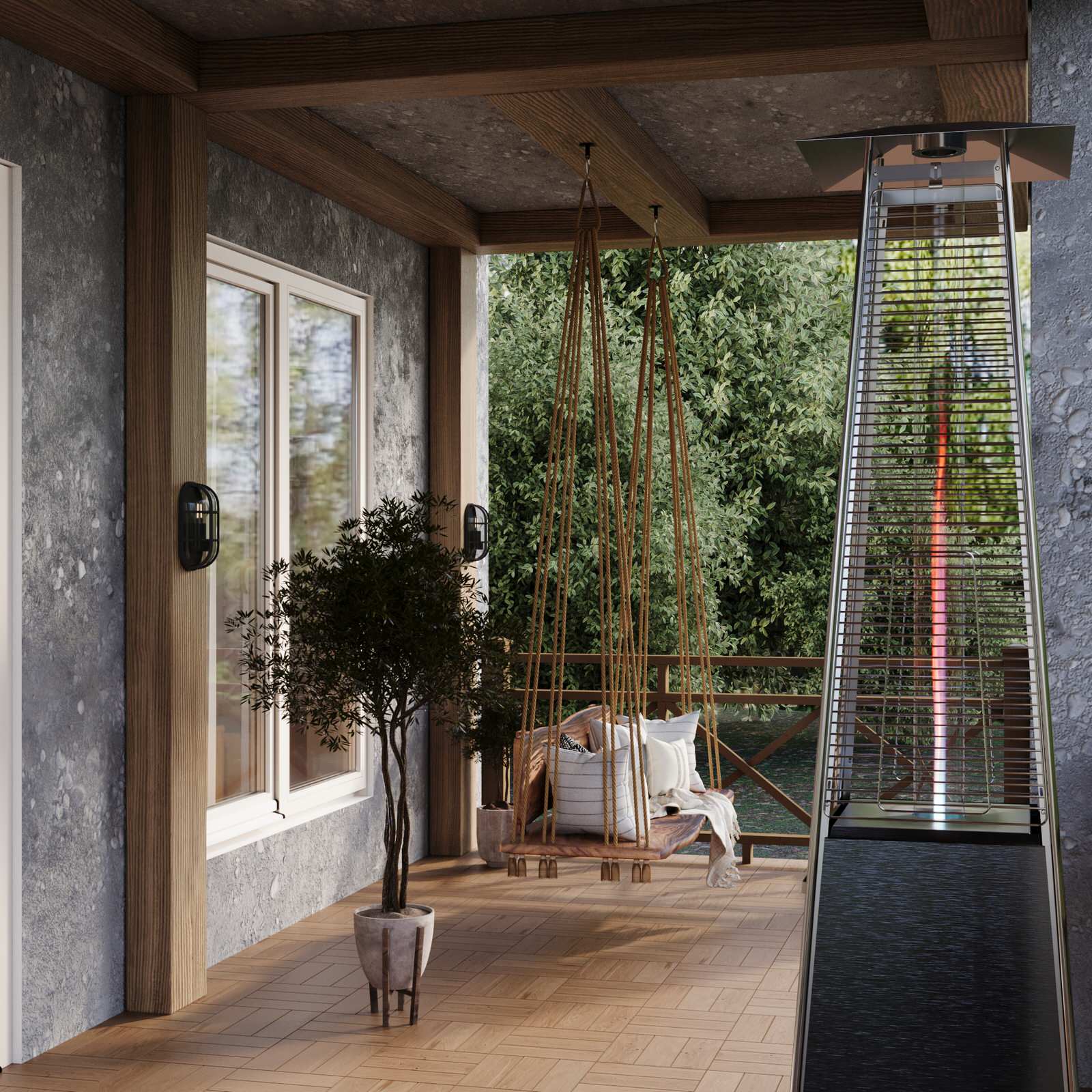 Дизайн 2х этажного дома в стиле эклектика