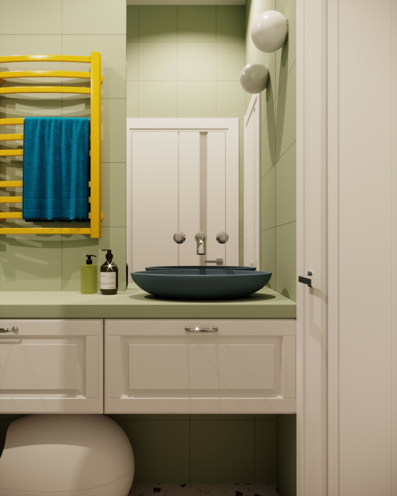 Дизайн интерьера квартиры в китайском стиле для инвалида-колясочника