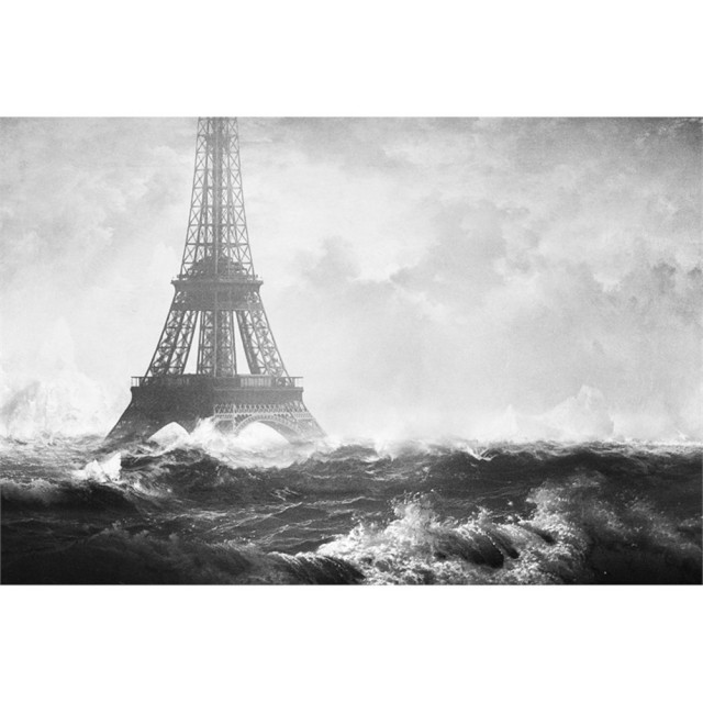 Giant Art 72x48 Endpire III Fine Art Giant Canvas Print in White