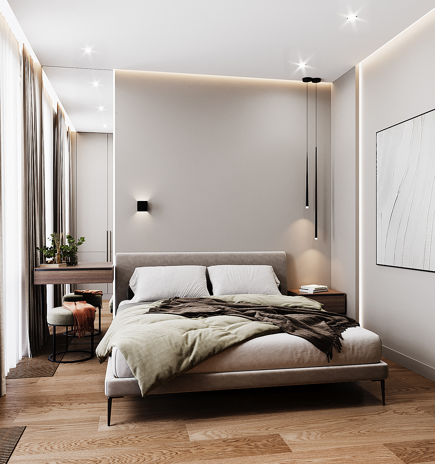 ЖК LEVEL Нагатинский, 1-к квартира 45 кв.м