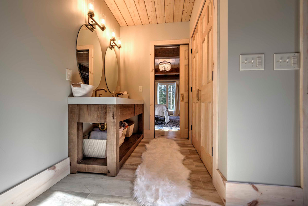Primary Bath with Copper Tub - West Dover, VT