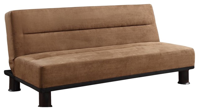 Capes Convertible Sofa Microfiber Brown Transitional Sofas By Capes Convertible Sofa Microfiber Brown Transitional Sofas By Amoc