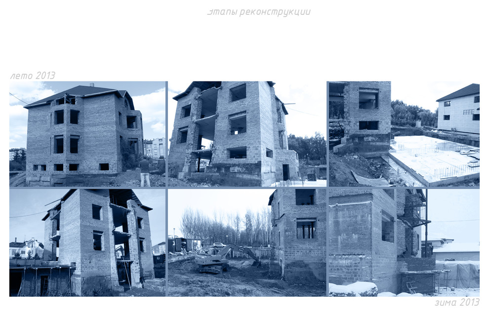 В центре города у рощи.