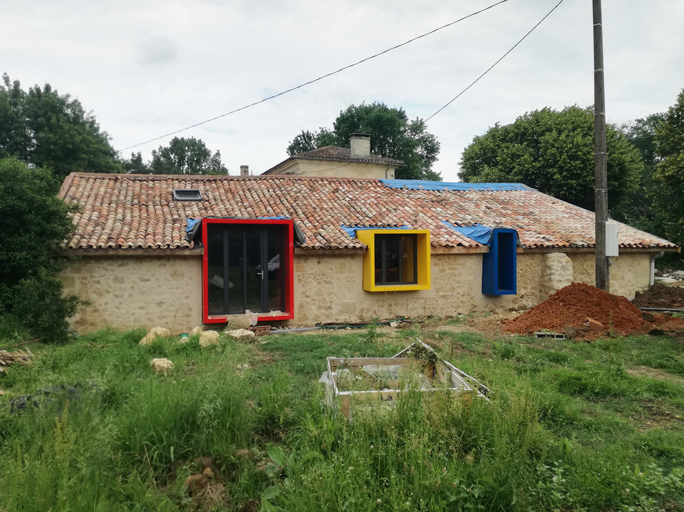 Rénovation d'une grange en deux gîtes ruraux (en cours)