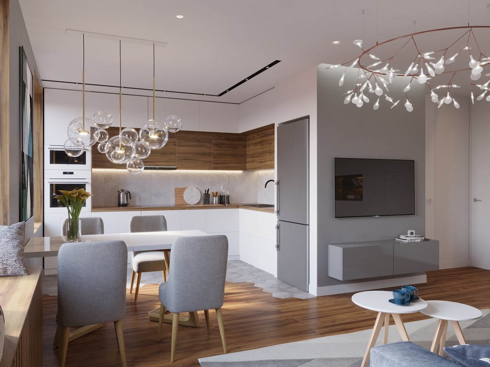 Современная квартира для молодой семьи