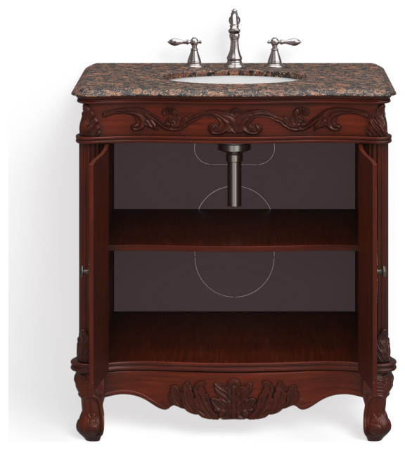 The Adelaide Bathroom Vanity, 32" - Victorian - Bathroom Vanities And ...