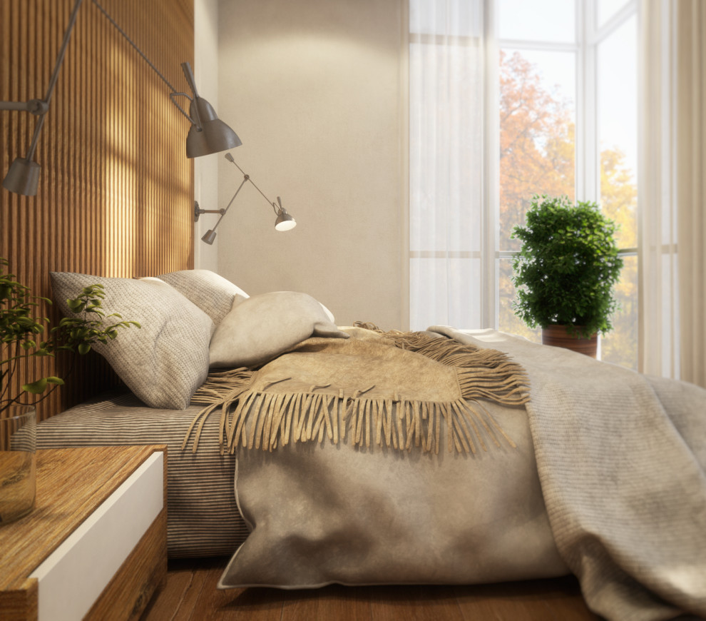 Интерьер квартиры с террасой, на Крестовском острове.